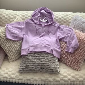 NWOT !! Lavender Cropped Hoodie